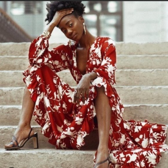 Voluminous Johanna Ortiz Dress US Medium NWT - Picture 4 of 10